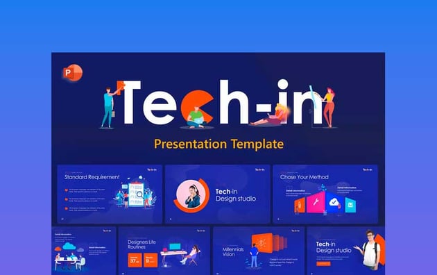 Tech in Tech PowerPoint Template