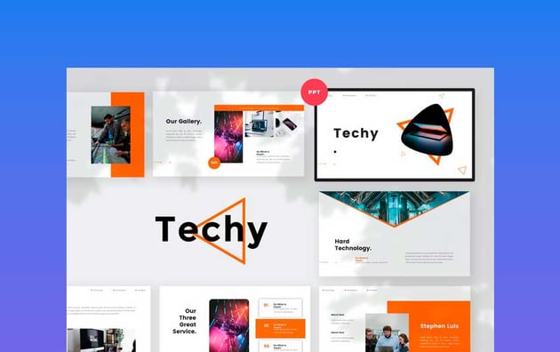 Simple Technology PowerPoint Template