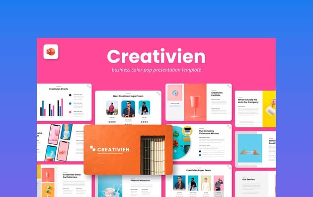 Creativien Color Pop PowerPoint Template