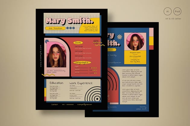 Retro Creative Resume
