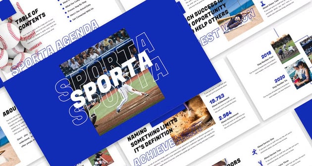 Sporta - Sports Template Prensentation