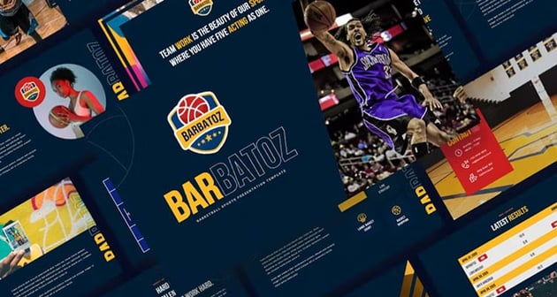 Basketball Sports - Slides Template