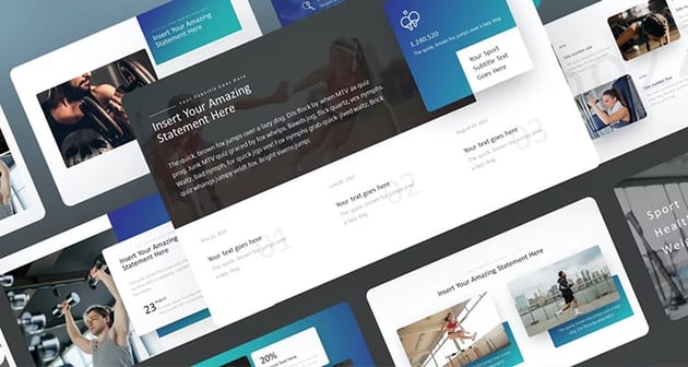 Modern Sports Theme PowerPoint