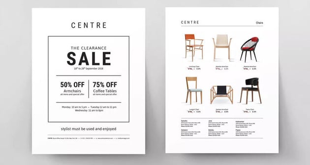 Clearance Sale Flyer