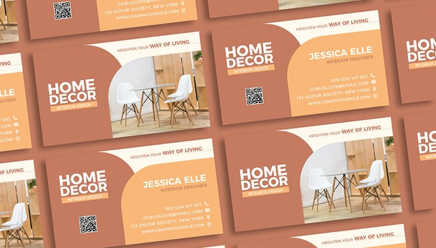 Earth Tones Free Business Cards