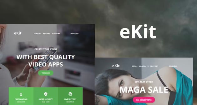 eKit Mail 80+ Modules Email Templates