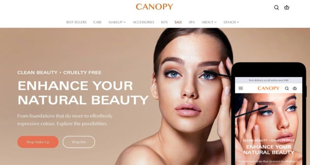 canopy shopify theme screenshot