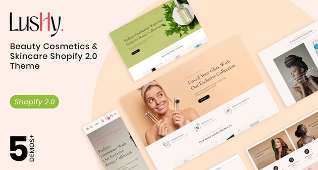 Lushy Beauty Cosmetics Shopify Theme