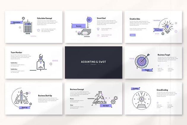 SWOT analysis template for PowerPoint