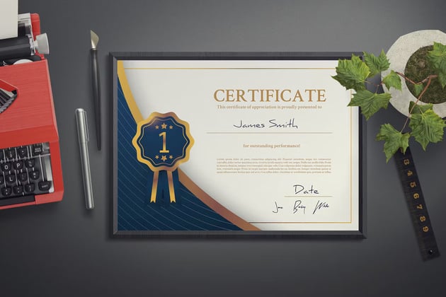 Modern Certificate Template