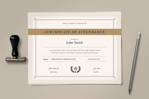 Simple Certificate Design Template