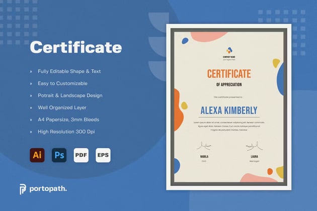 Creative CertificateTemplate