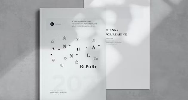 Black and White Annual Report