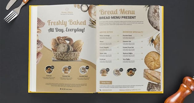Bread Menu Template