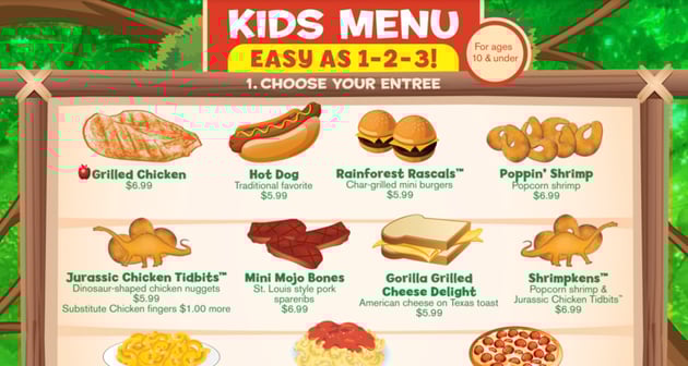 Kids Menu Free Download