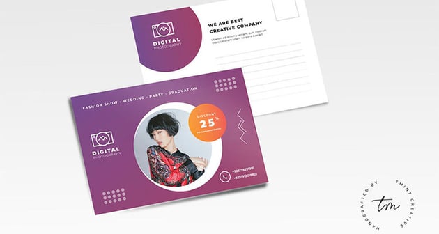 Photographer's Business Postcard Template (PSD)