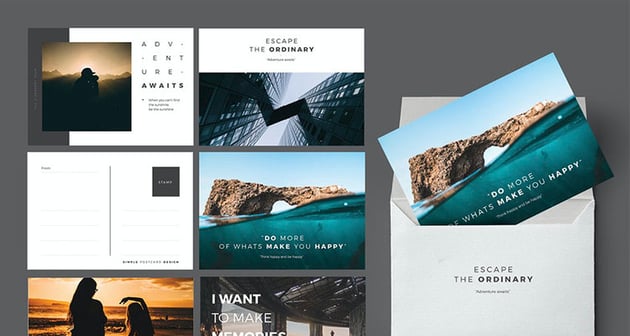 Holiday Postcard Template (INDD)