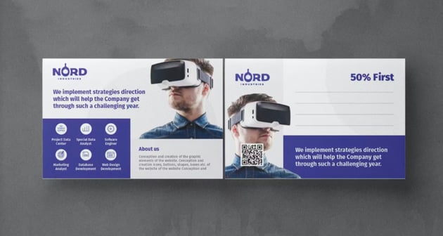 Postcard Template (INDD, PDF)