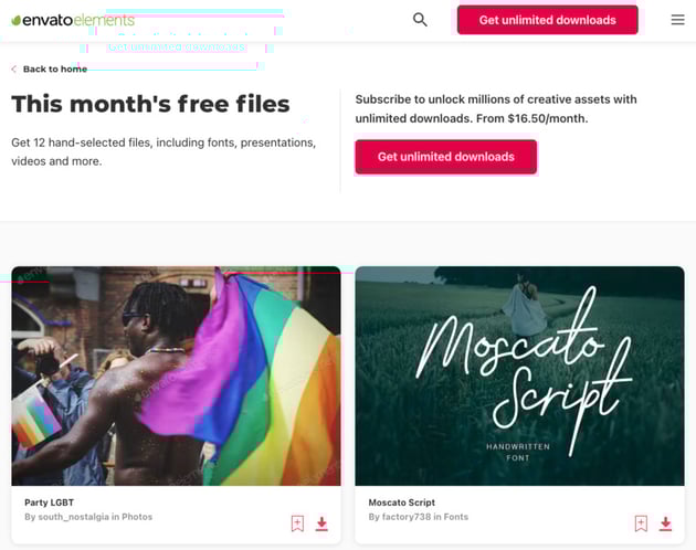 Envato Elements Free Files June 2023