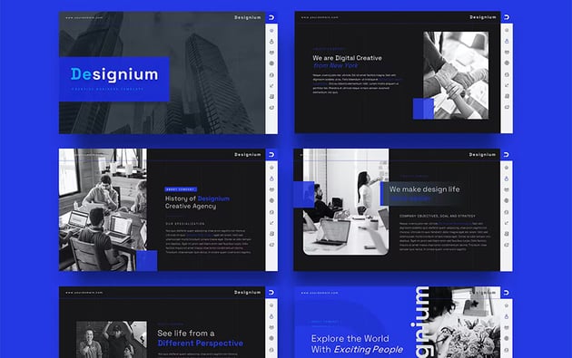 04 DARK DESIGNIUM is a presentation template
