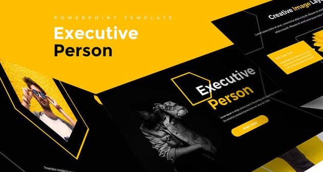 Executive Person - PowerPoint Template