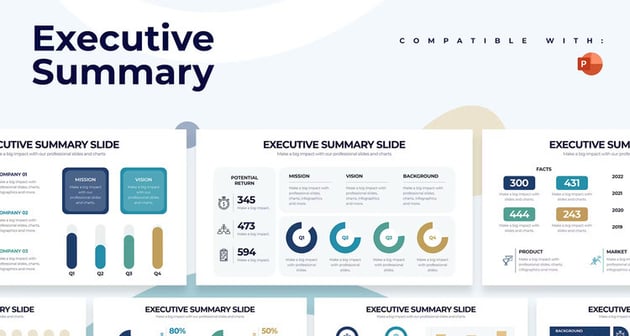 Business Executive Summary PowerPoint Infographics