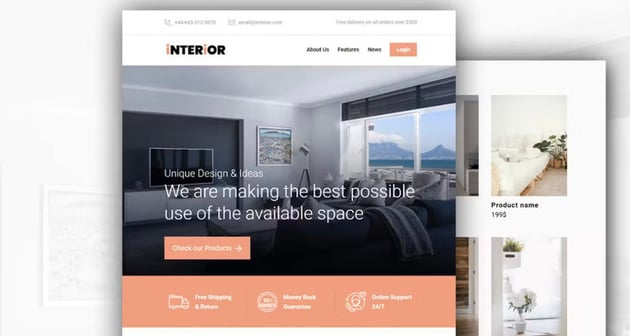 Interior - E-Commerce Responsive Email Template