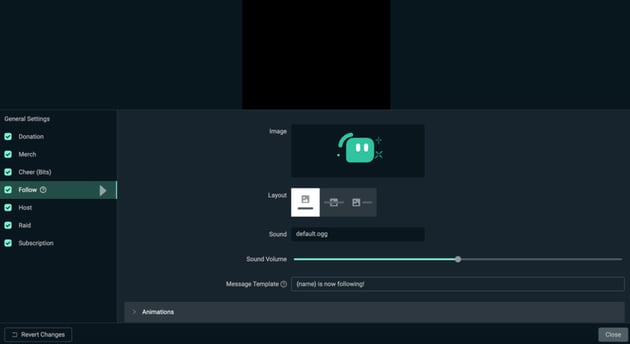 twitch custom alerts