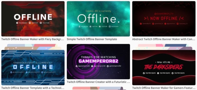 twitch offline video banner