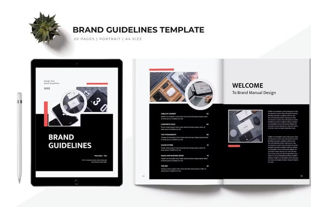 Brand guidelines is one of the best training manual templates
