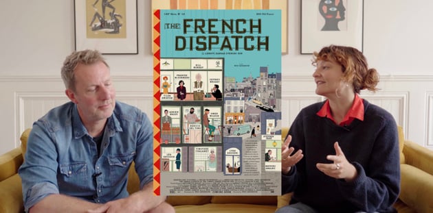 Wes Anderson movie posters: The French Dispatch.