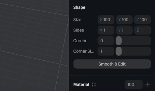 Click on the Smooth & Edit button.