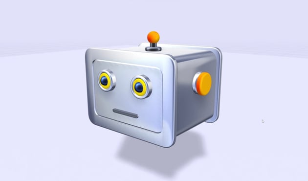 Finished robot head.