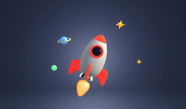Space Rocket file for Spline available on Envato.