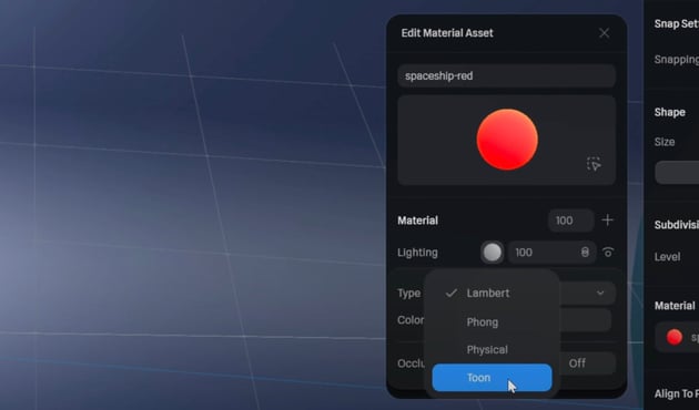 The 4 different types of lighting.