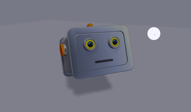 The robot now follows the cursor.