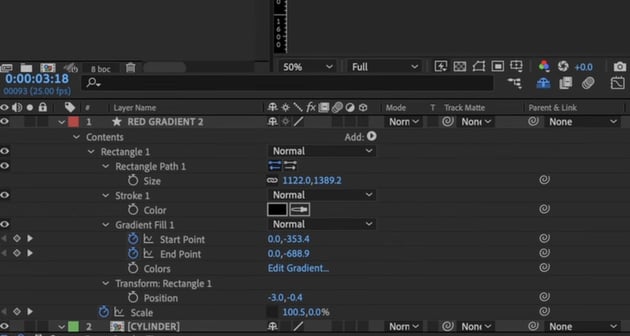 After Effects for designers​: Edit the keyframes.