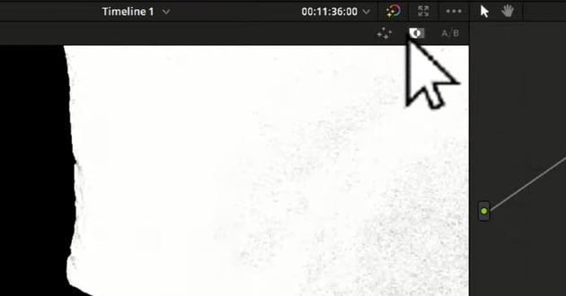Select Black And White Mask Overlay Button