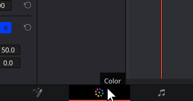 User Clicking Color Tab
