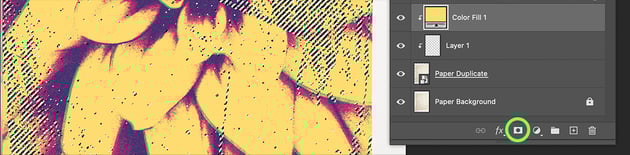 click the mask button with the selection active to create a mask from the selection