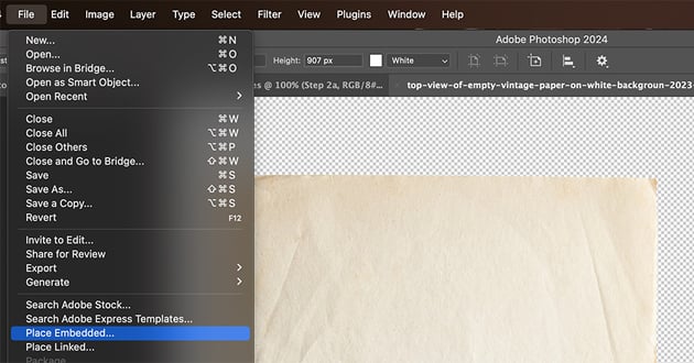  import the flower image for the gel print effect