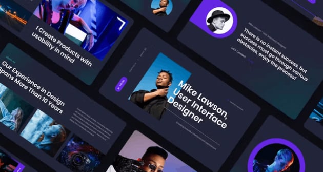 INFOLIO - Personal Portfolio PowerPoint Template