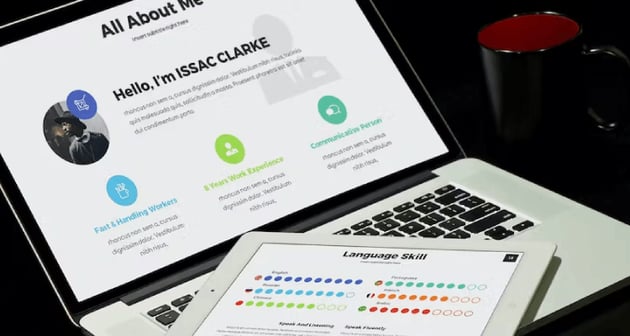 Mea - Portfolio Powerpoint Template