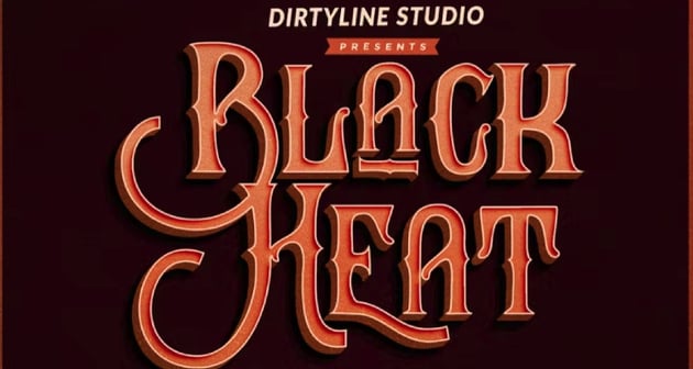 Black Heat Old West Fonts