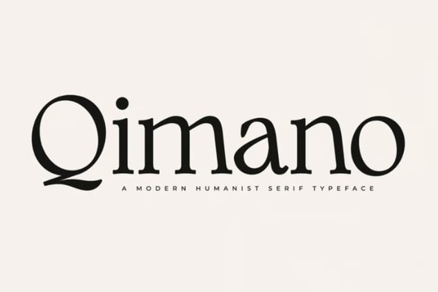humanist serif typefaces