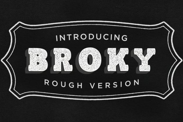Broky Typeface