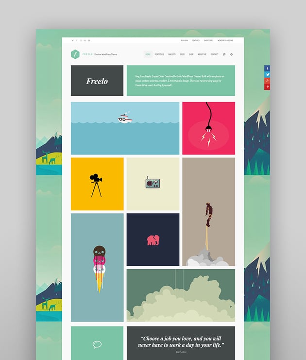 Freelo WP - Quirky Creative WordPress Theme