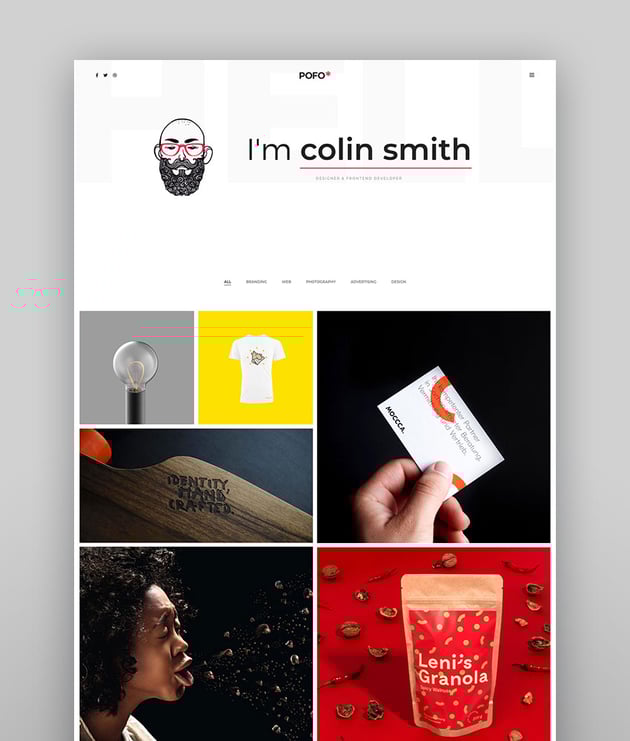 Pofo theme for WordPress