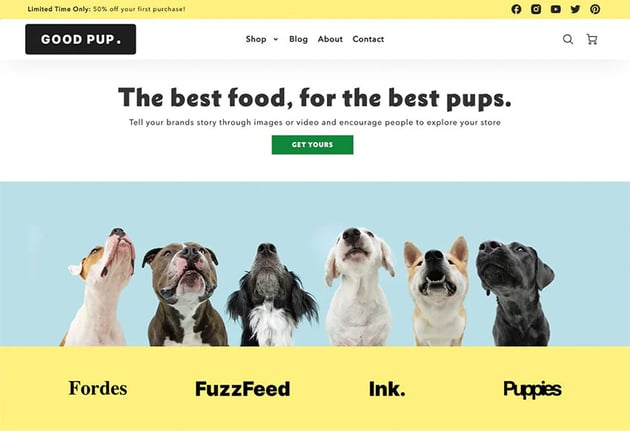 loft shopify theme screenshot
