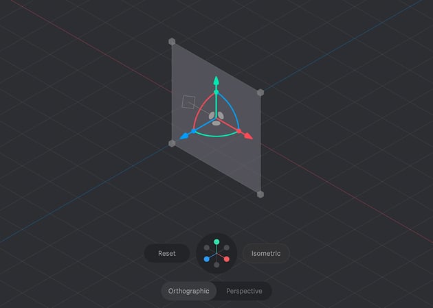 isometric view in spline